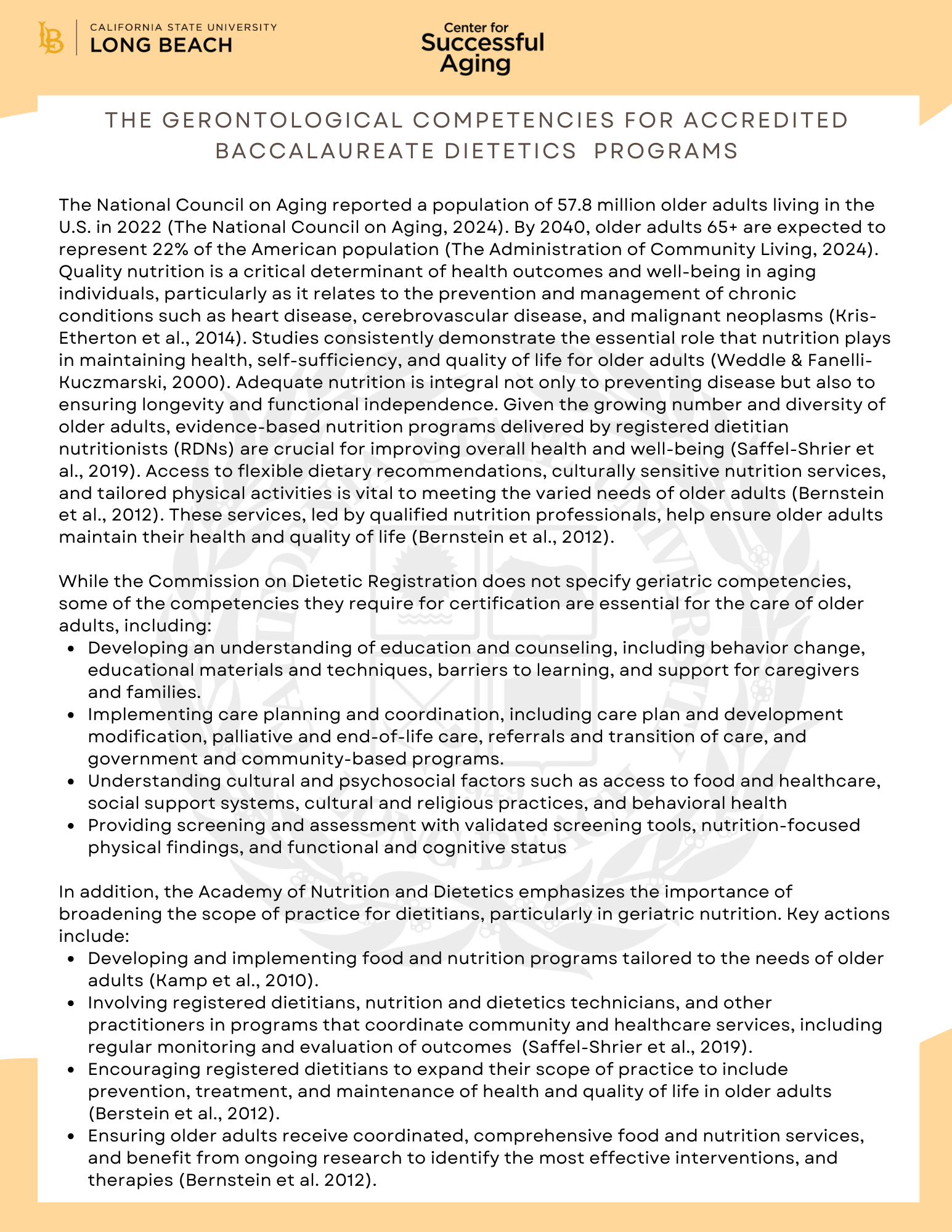 Dietetics One Pager 1
