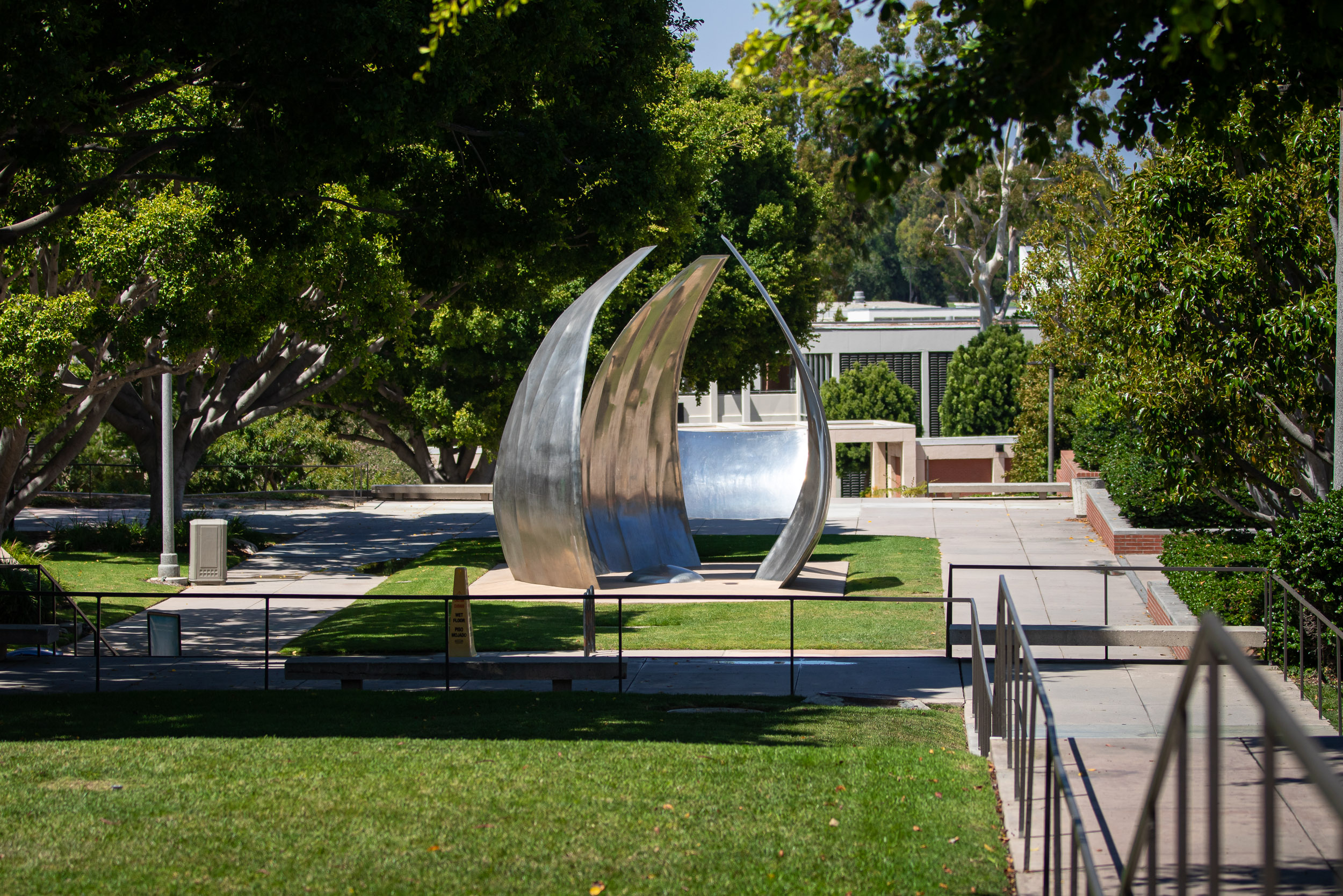 "Now" by Piotr Kowalski Photograph of Piotr Kowalski's "Now" on campus of CSULB