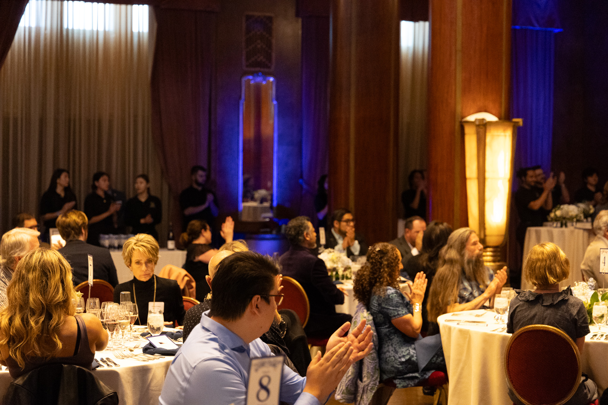 Wine event crowd