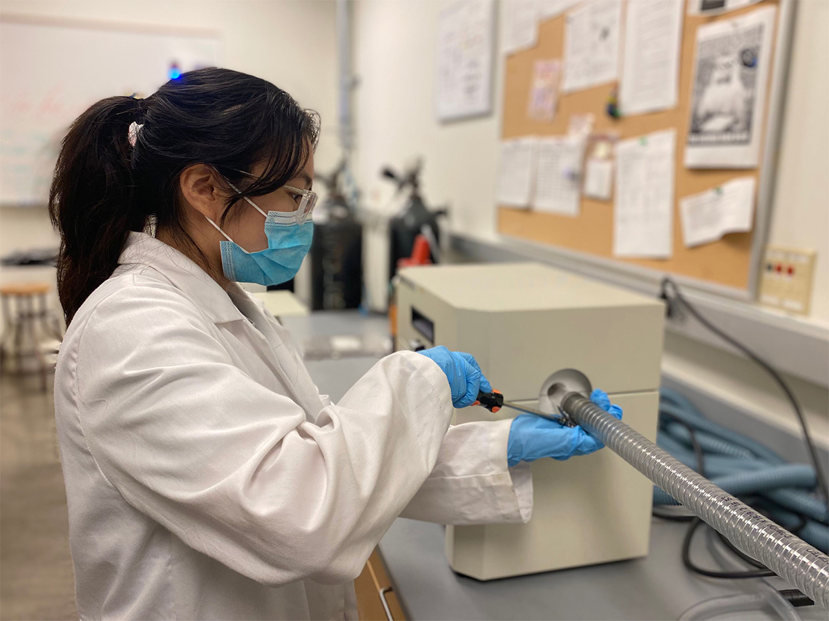 Sophealena in the lab