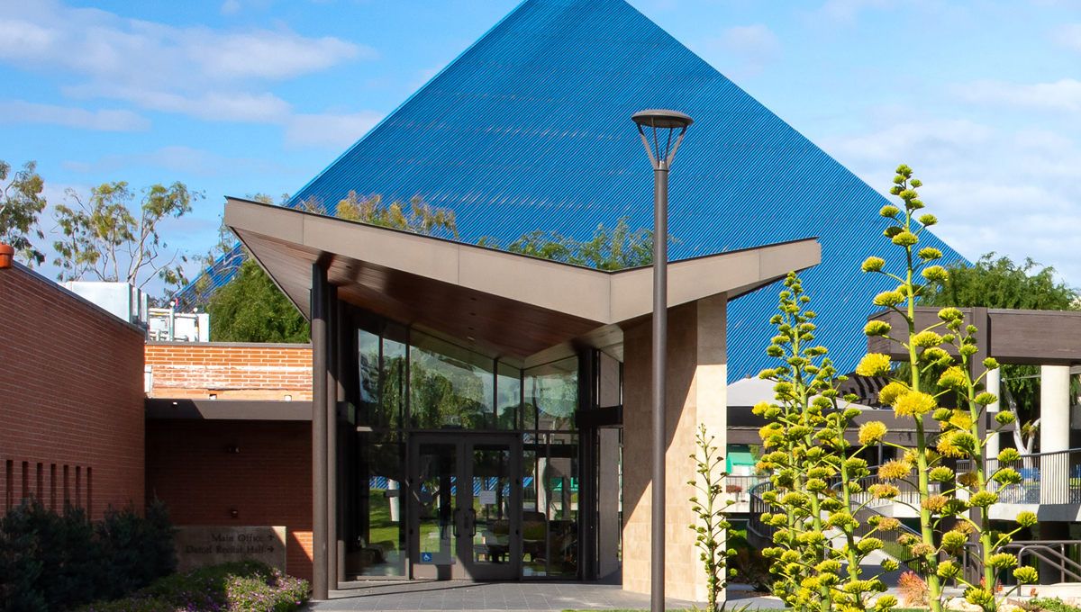 Photograph of the CSULB Pyramid