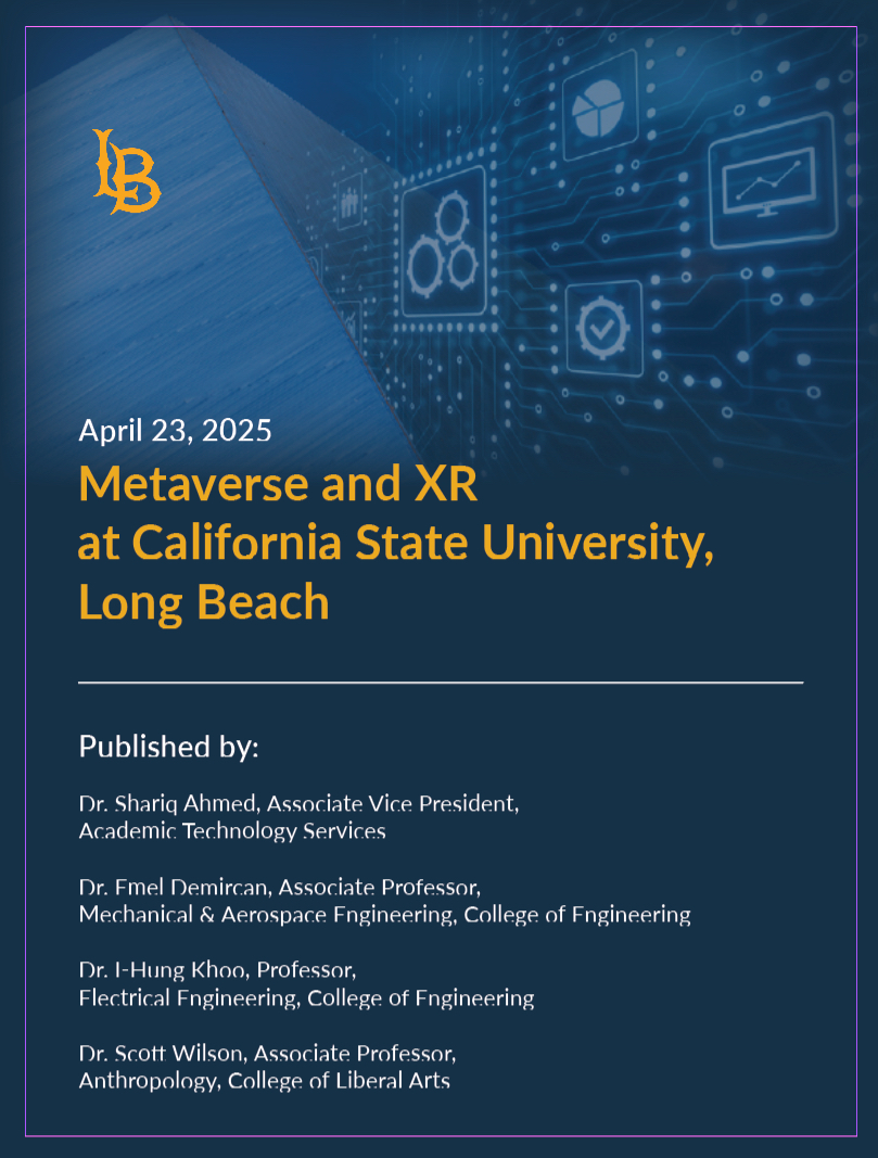 cover page of white paper on metaverse at CSULB