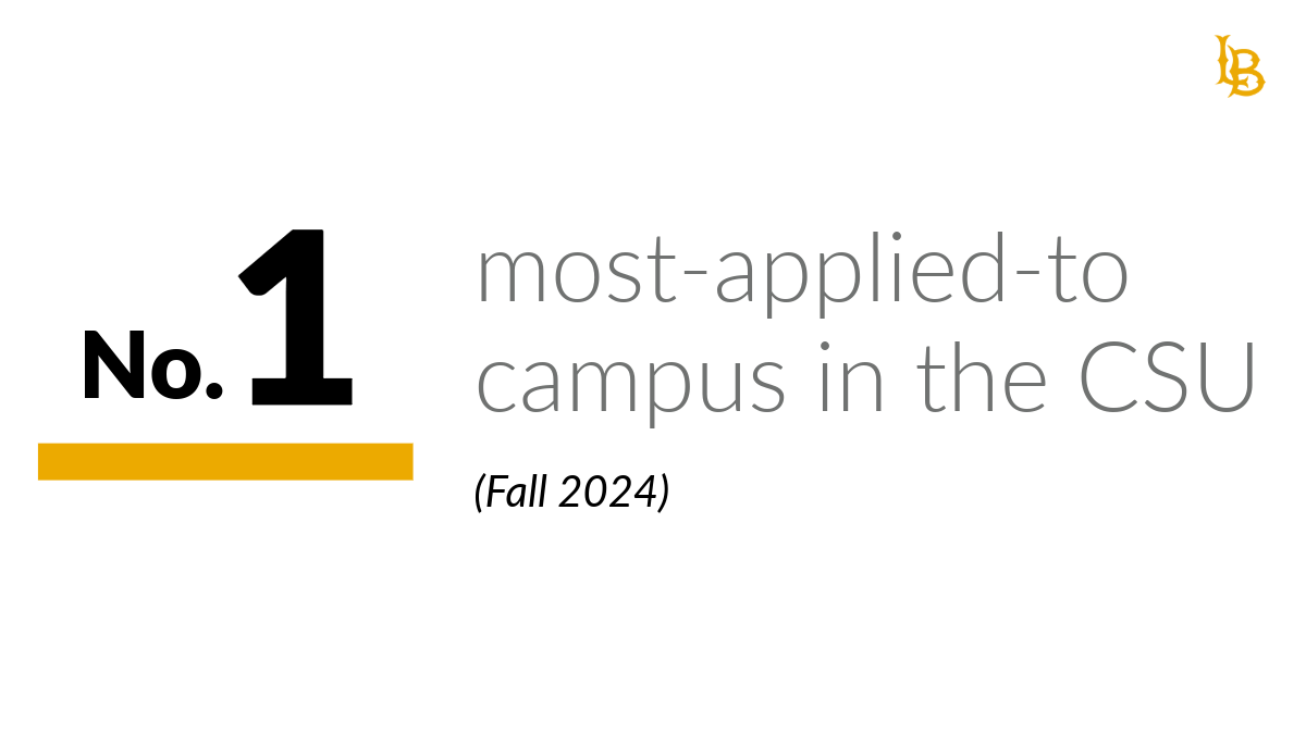 No. 1 most applied to campus in the CSU