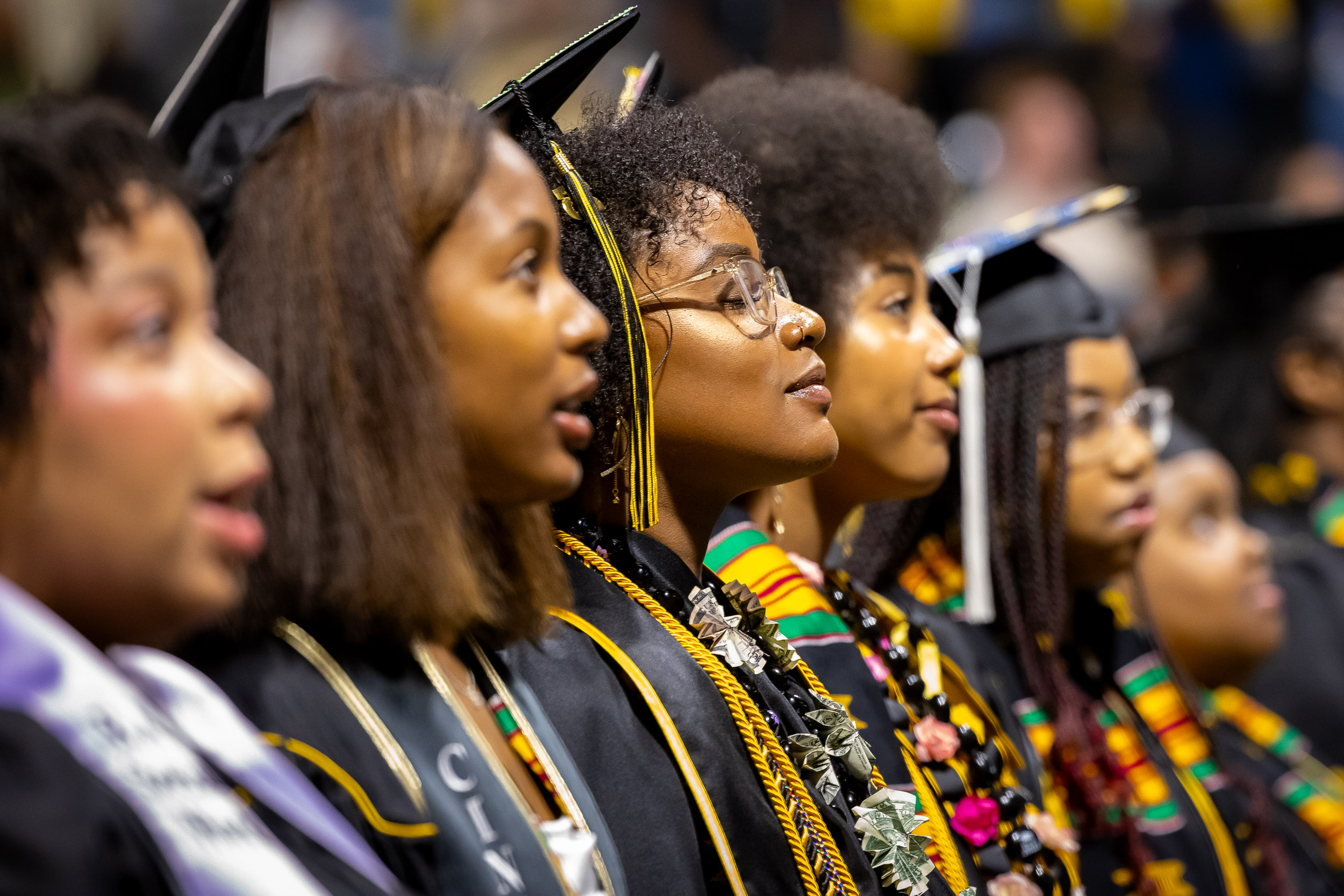 Graduates at the Black/Pan-African Cultural Celebration