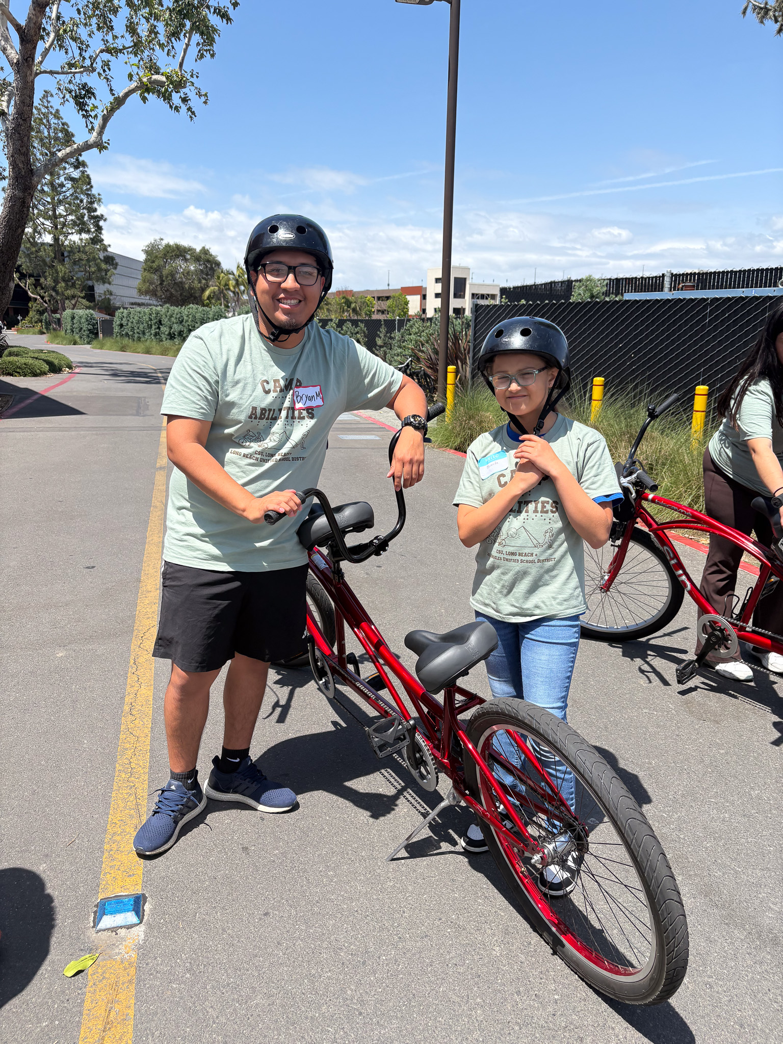 tandem biking