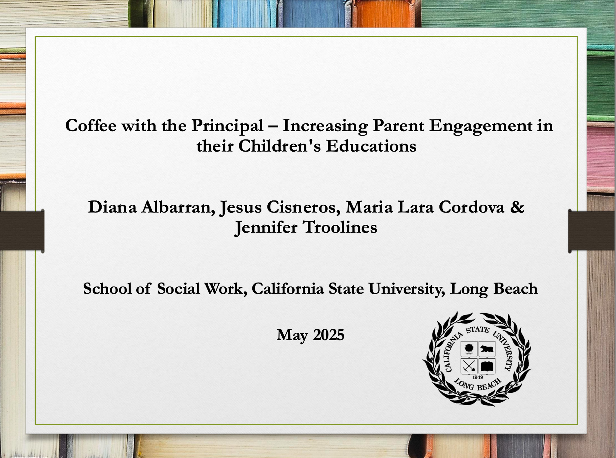 De Poster Coffee with Principal
