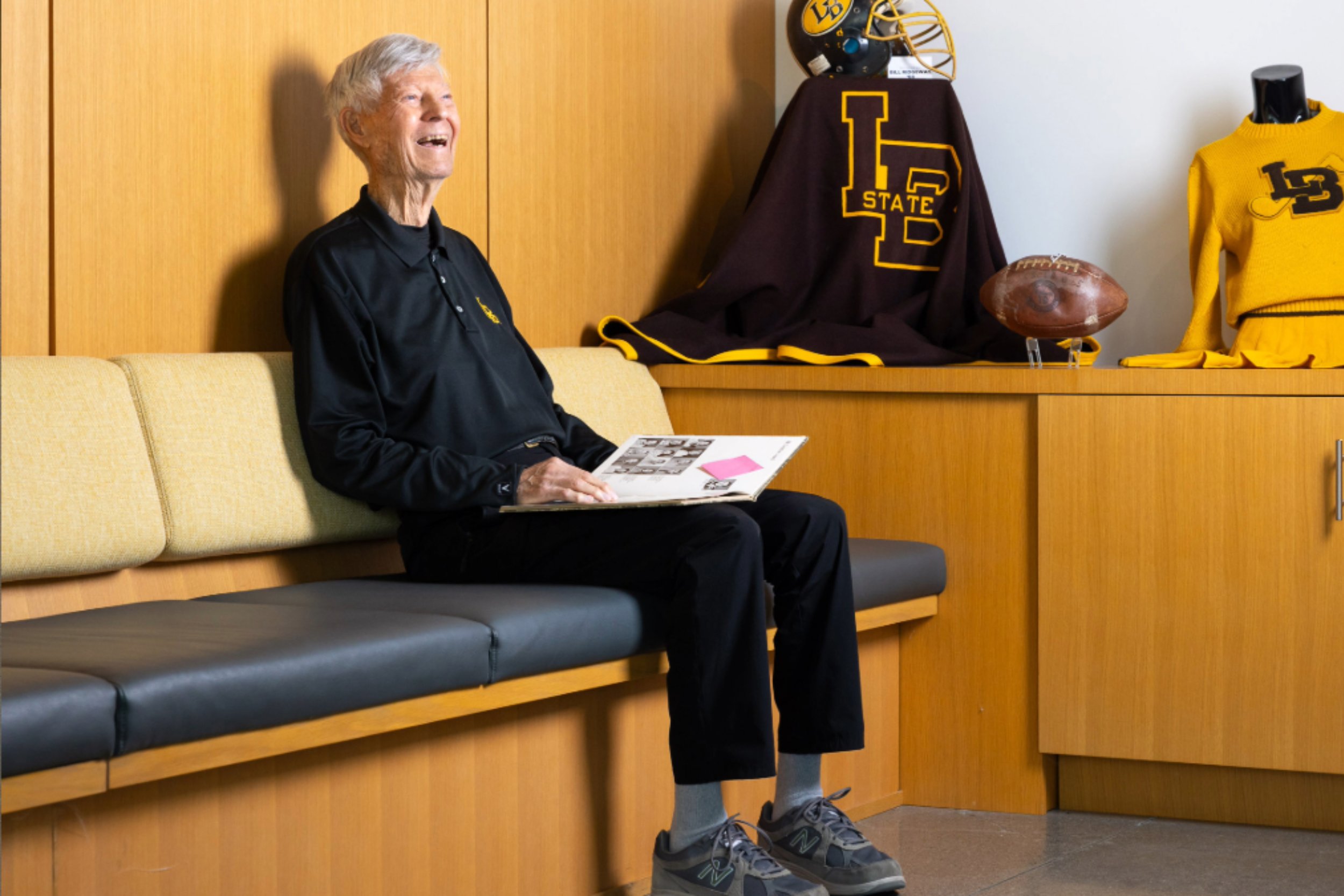 Dale Fairbanks in the Alumni Center