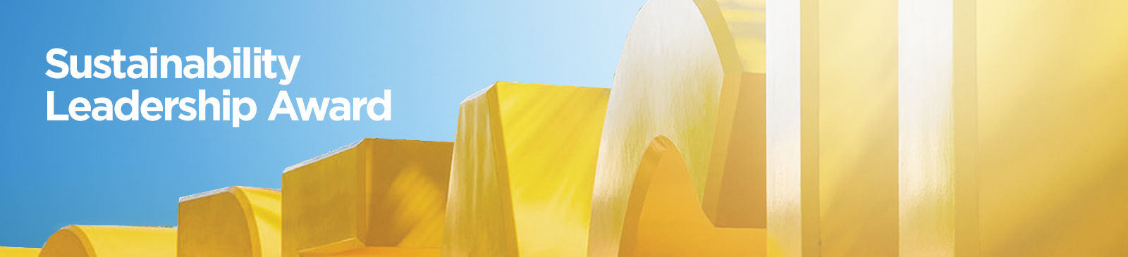 Sustainability Leadership Award Banner