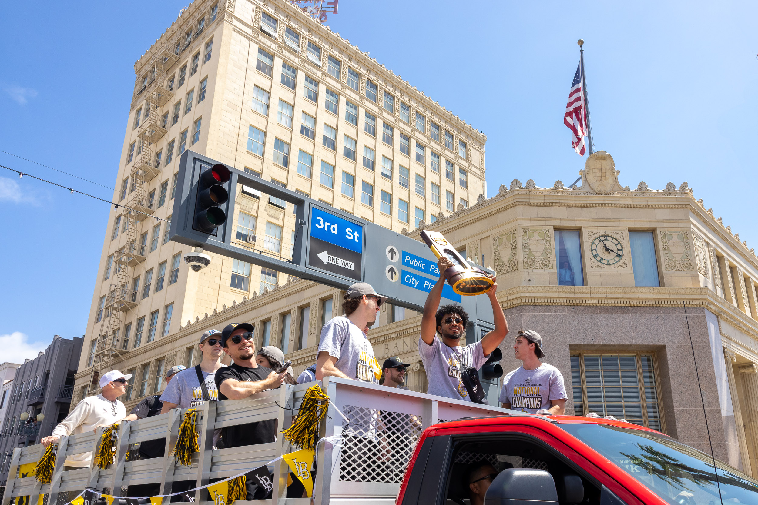 Men's Volleyball at the 2025 championship parade