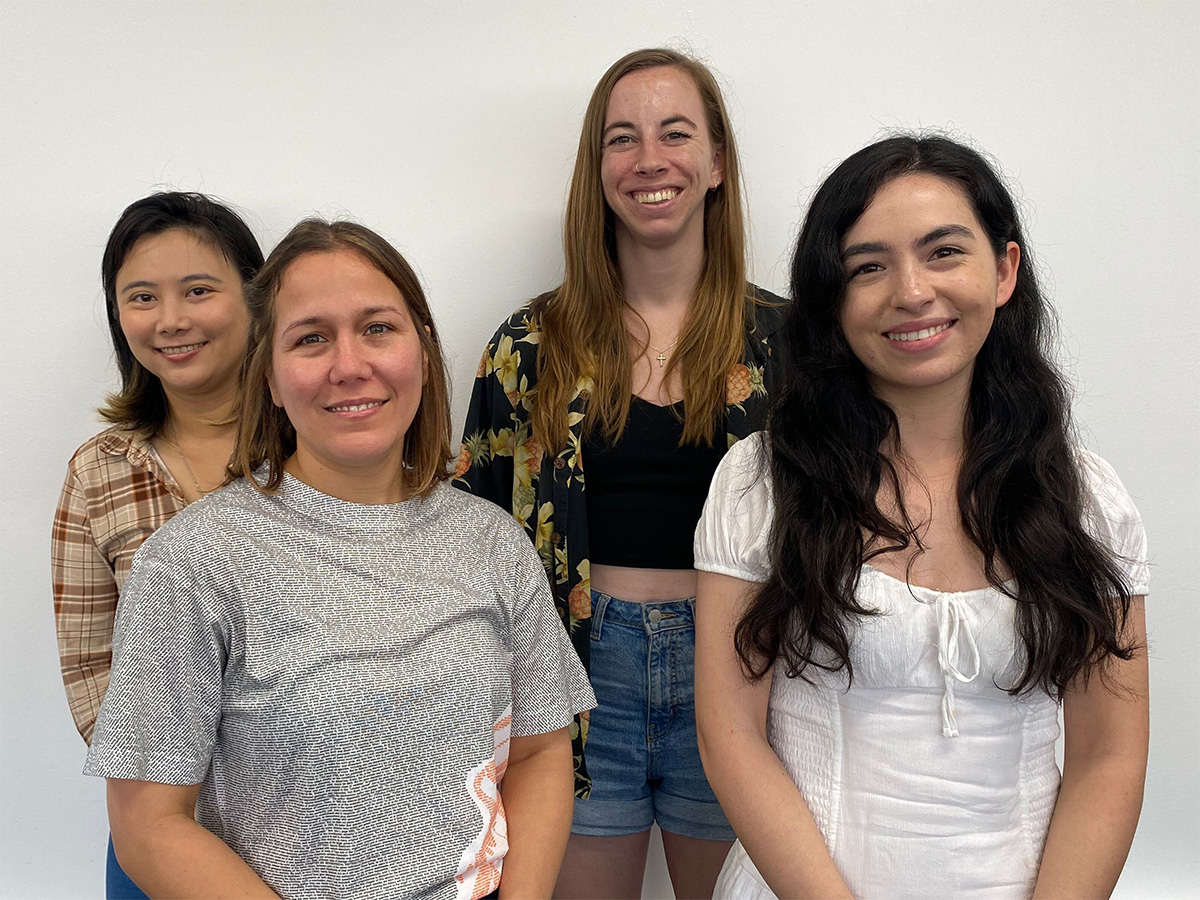 Raisa Hernandez Pacheco and her student researchers