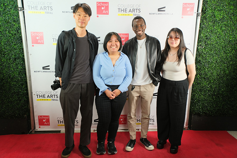 Students, Staff and Faculty at animation festival Students, Staff and Faculty at animation festival