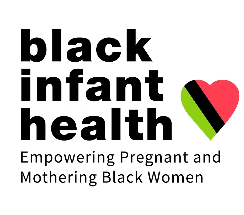 black infant health logo