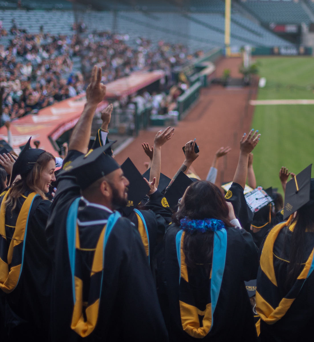 Students Celebrating at Commencement