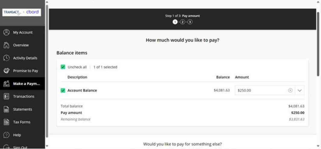CSULB Payment Page