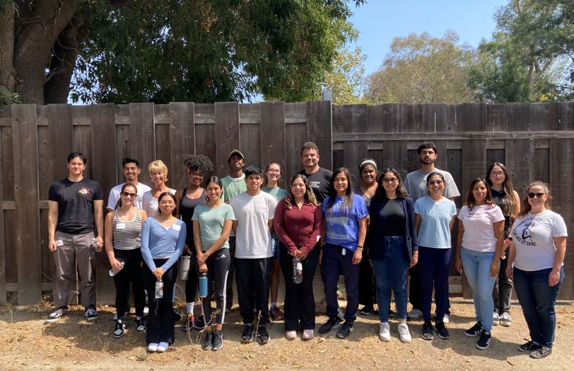 Student Leadership Institute Class of 2025 at their fall leadership retreat ~ September 2024
