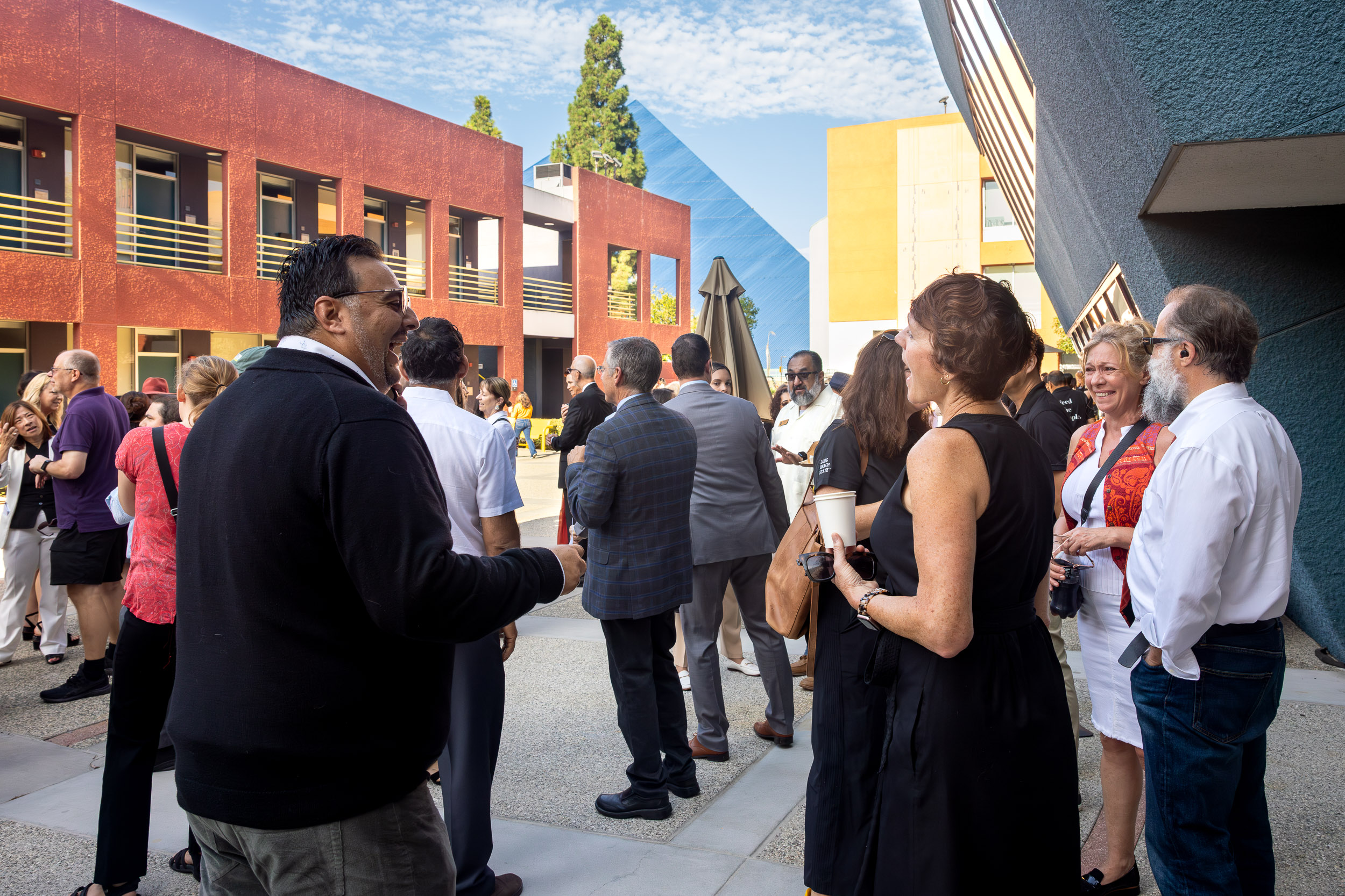Gathering at 2025 Convocation, CSULB