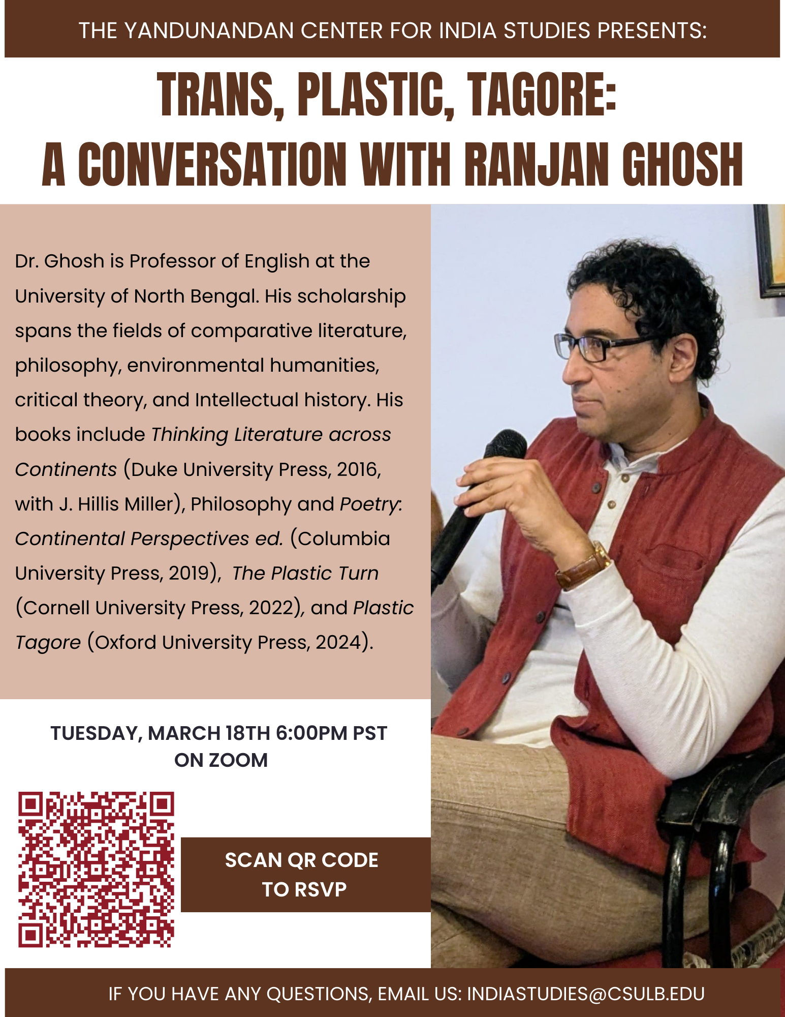 A Conversation with Ranjan Ghosh Poster