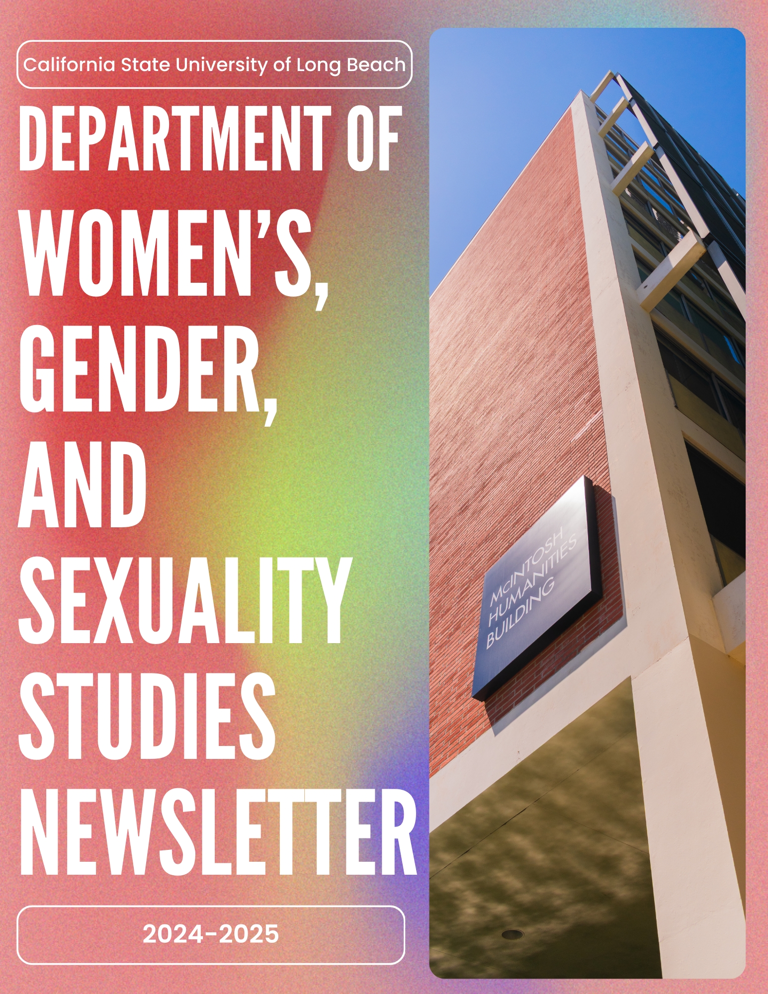 WGSS 2024-2025 Newsletter Cover