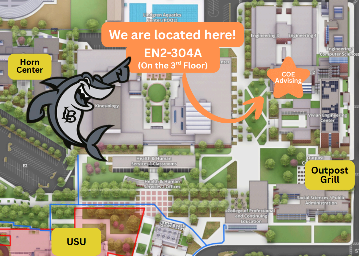 Map Location of ESSC Advising Center