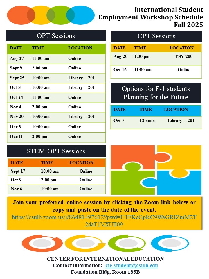 Employment Workshops - F25