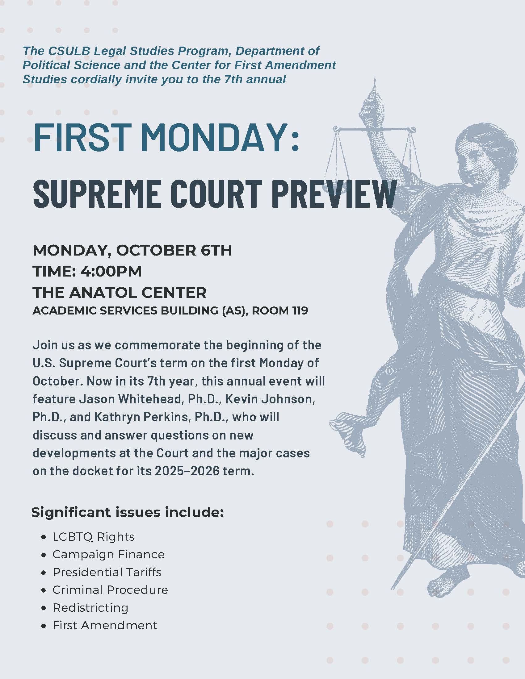 First Monday Event