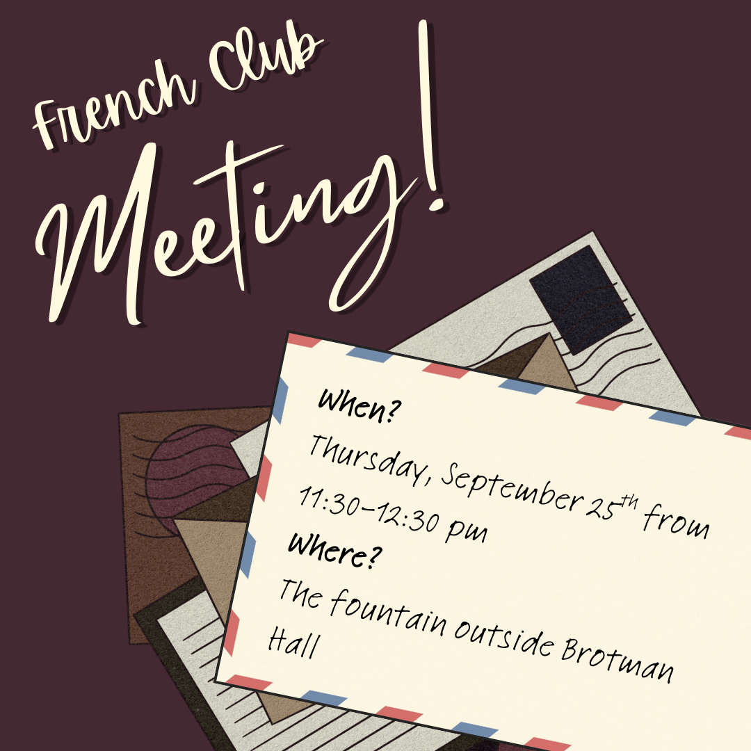 French Club Meeting