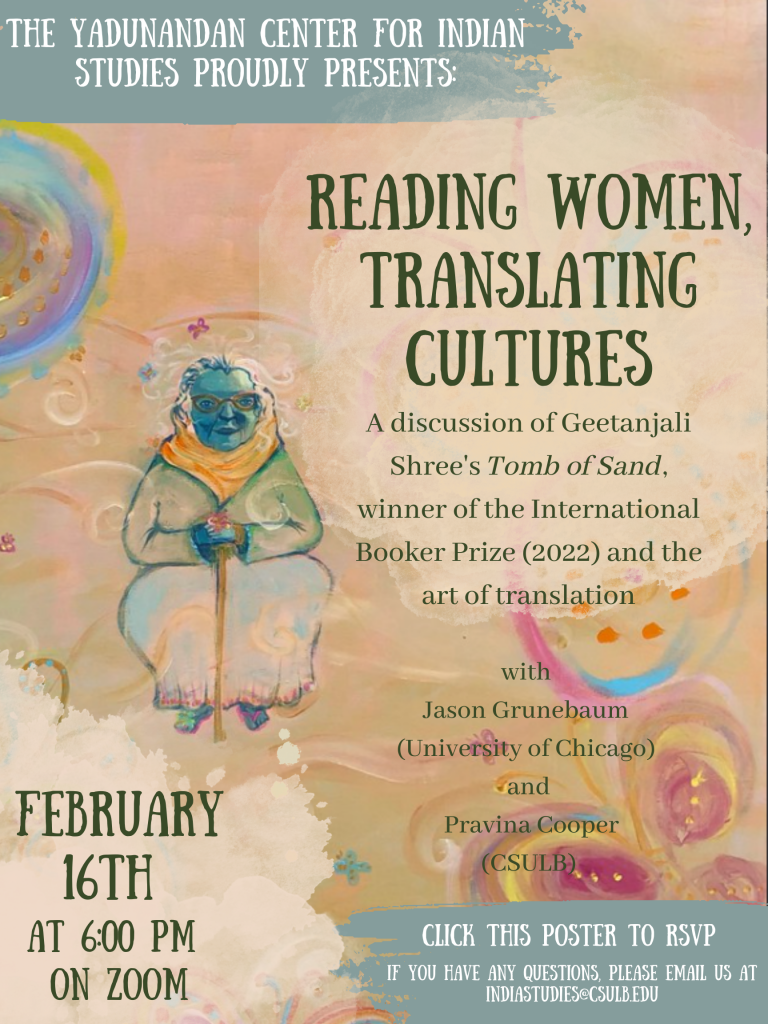Reading Women, Translating Cultures— A Discussion on Geetanjali Shree’s Tomb of Sand