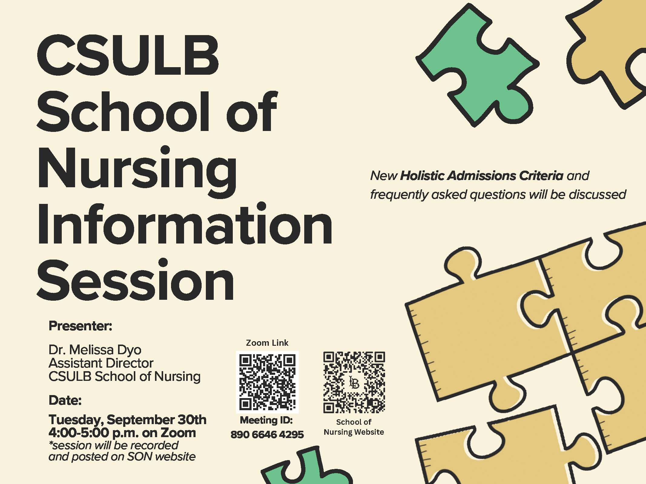 SON Undergrad info session