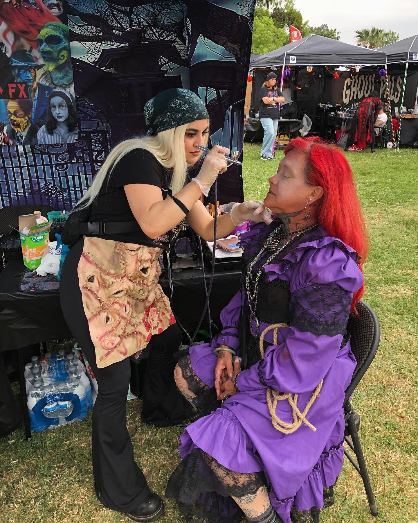 Maricela Cedillo working on client