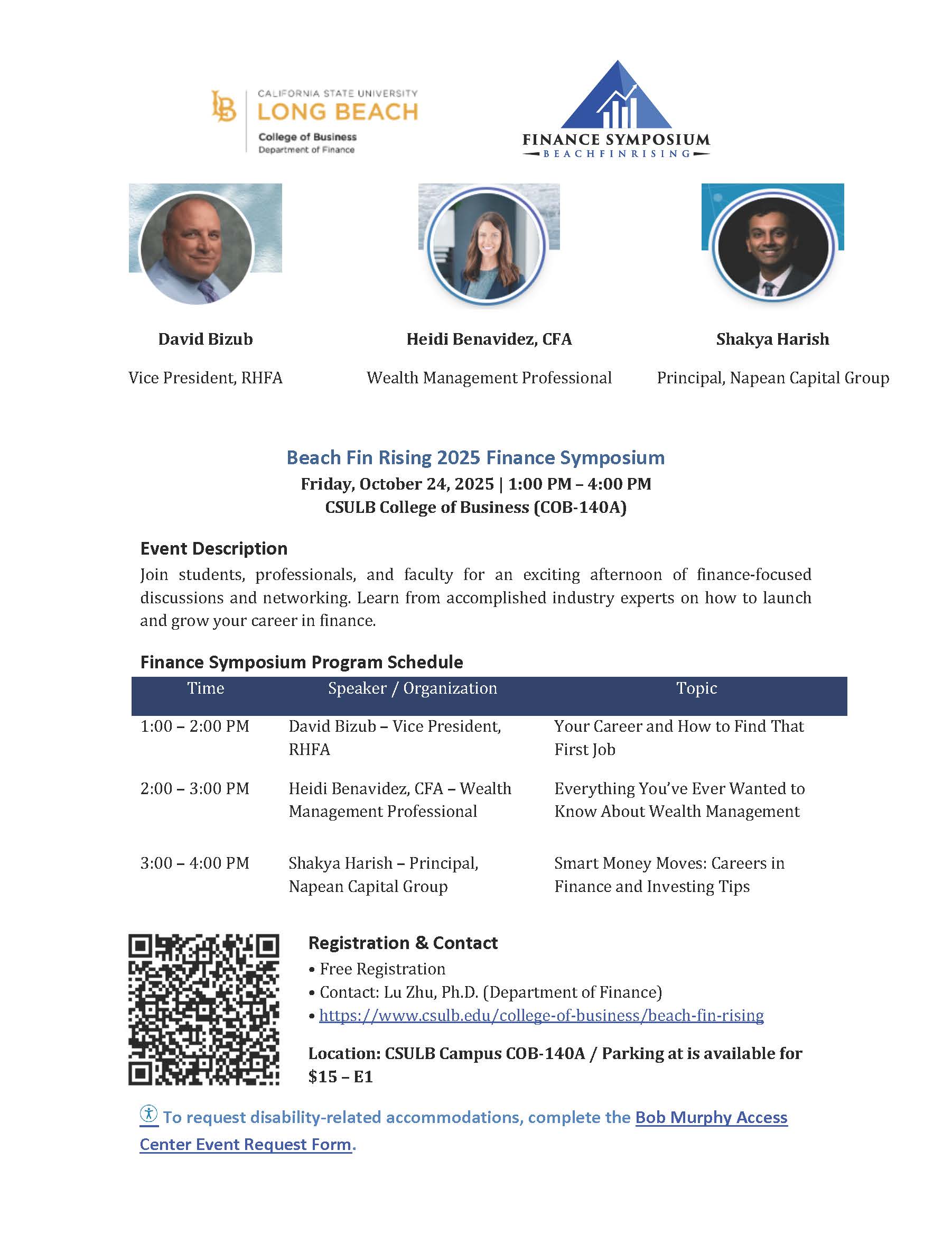 Beach Fin Rising 2025 Finance Symposium
