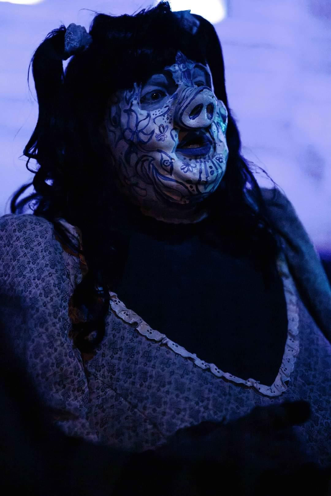 Maricela Cedillo's Pig Makeup Work