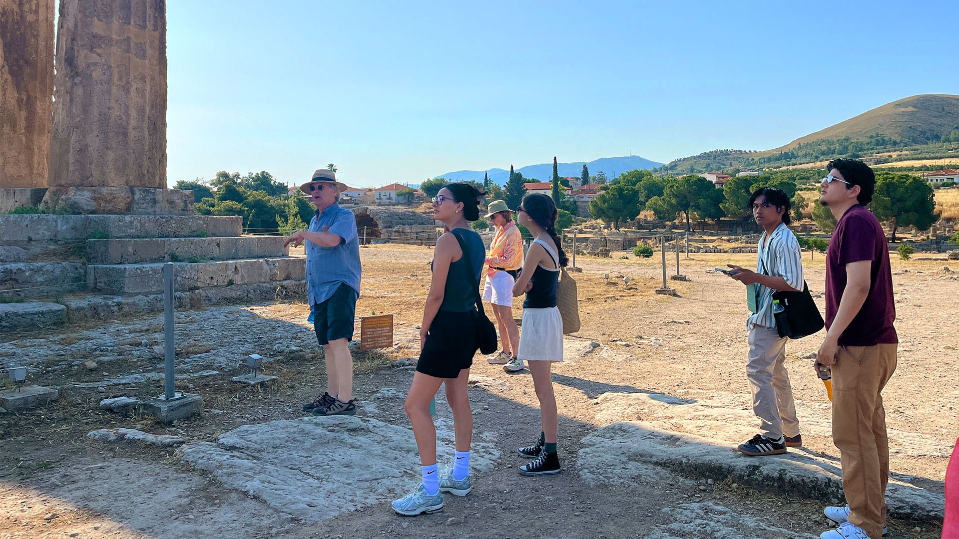 CSULB Students at site of ancient Corinth CSULB Students at site of ancient Corinth
