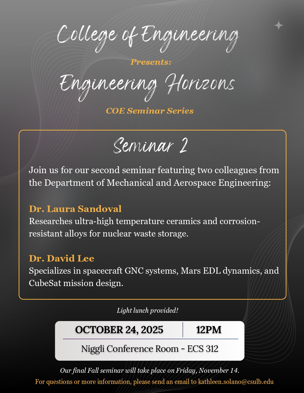 Engineering Horizons F25 Flier