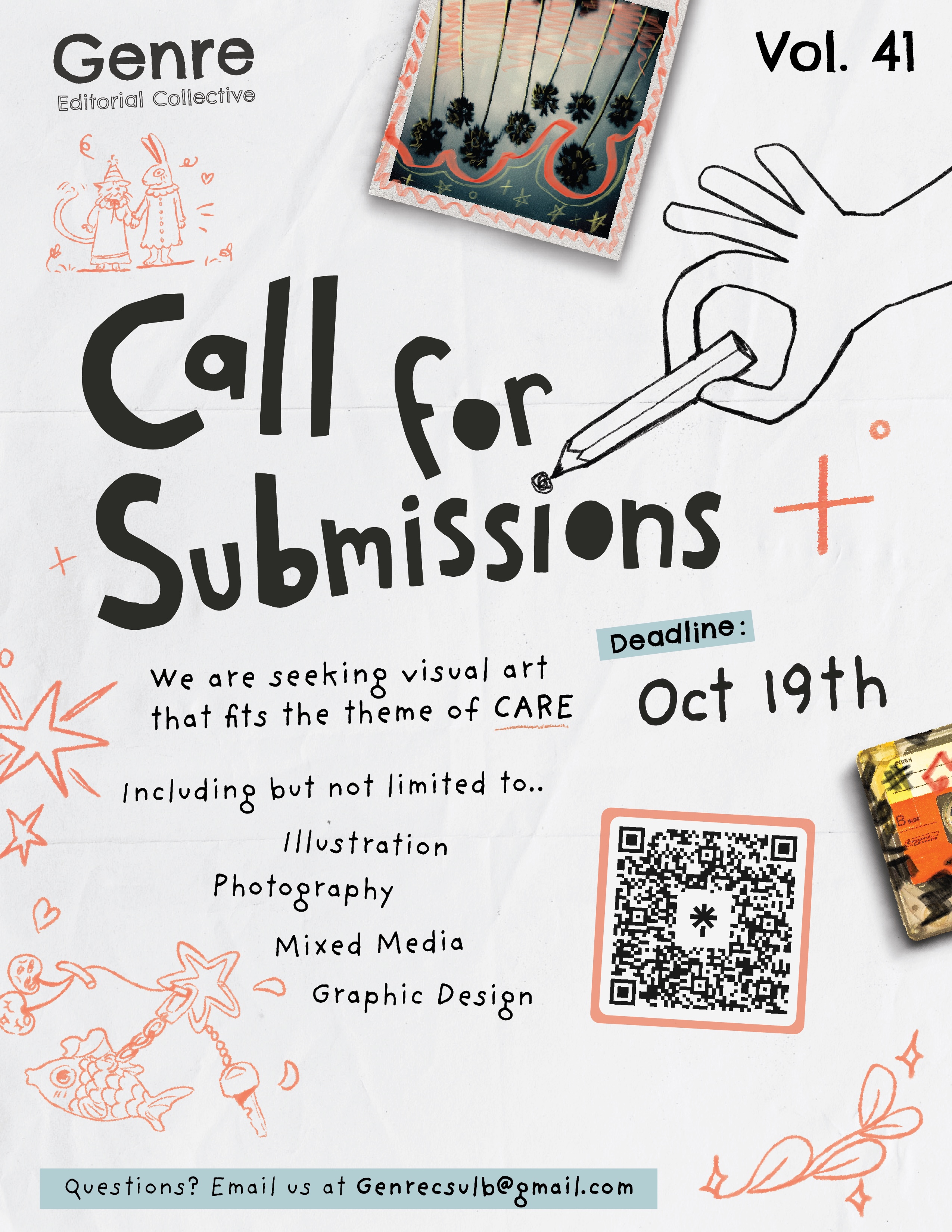 doodles with QR code