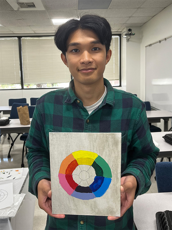 Anh with color wheel