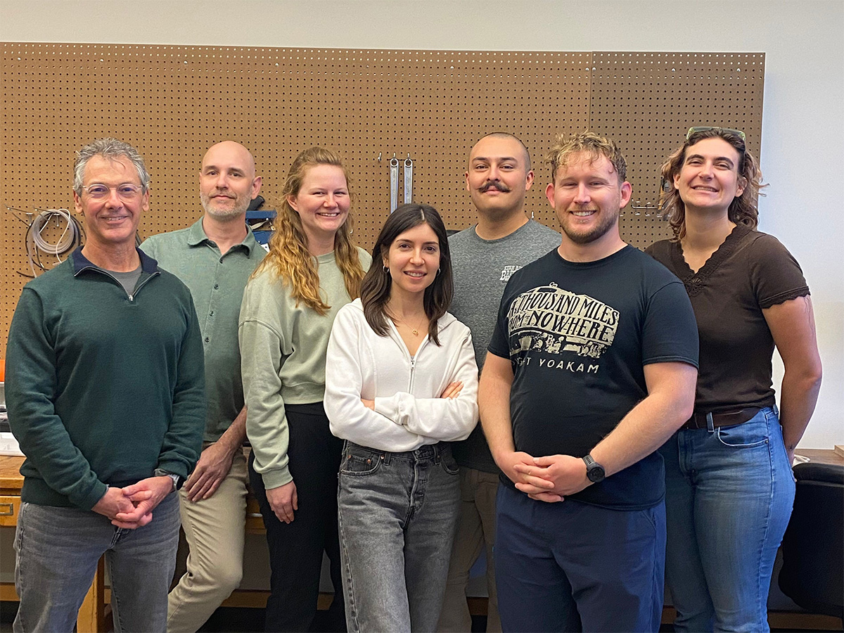 Matt Becker and student researchers