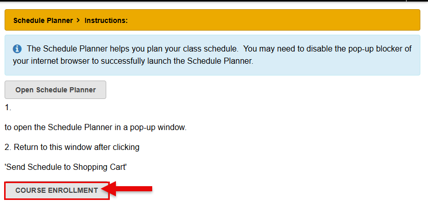 Screenshot of MyCSULB Student Center - Course Enrollment button is outlined.