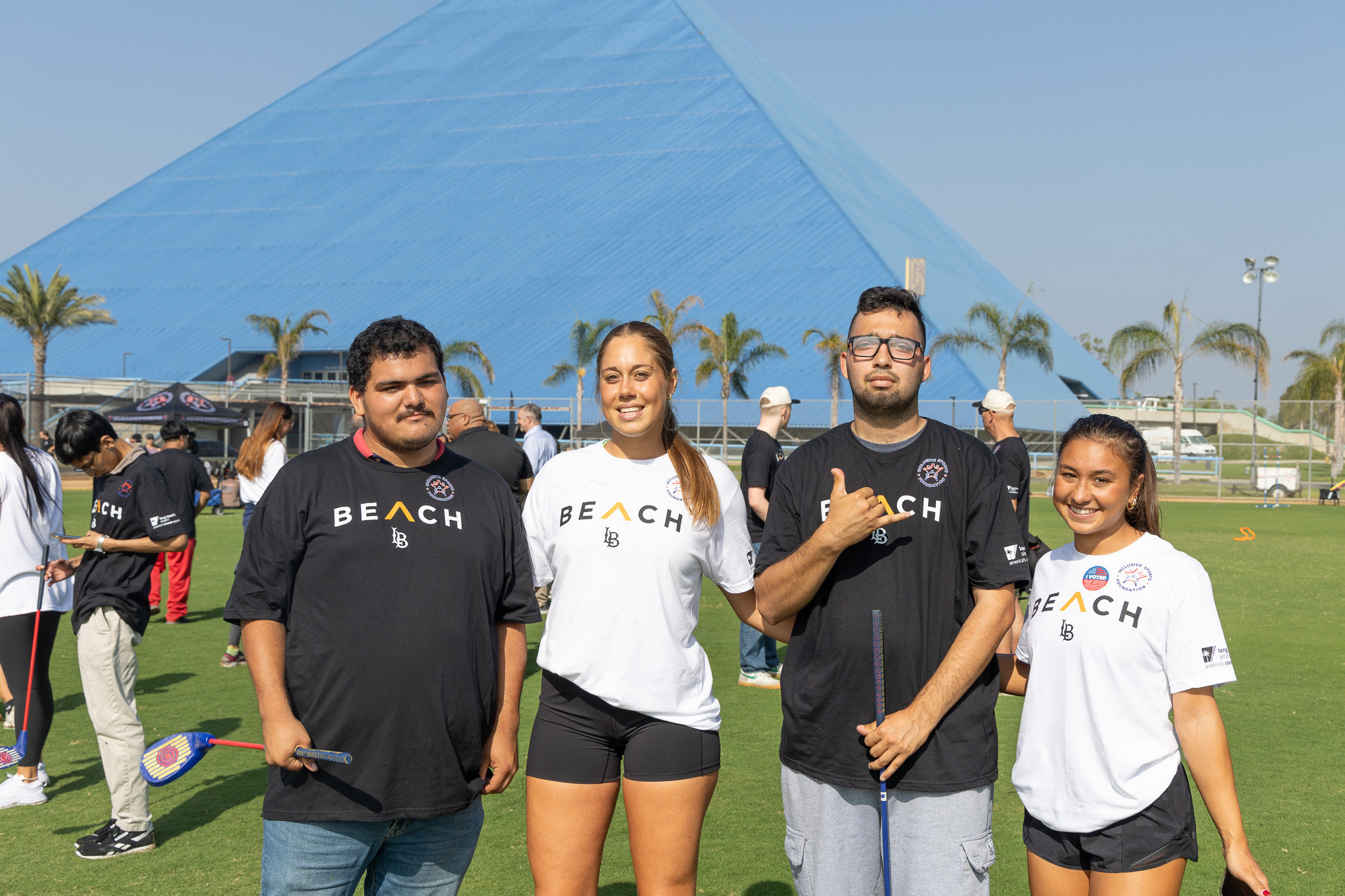 Inclusive Sports Day student-athletes and participants