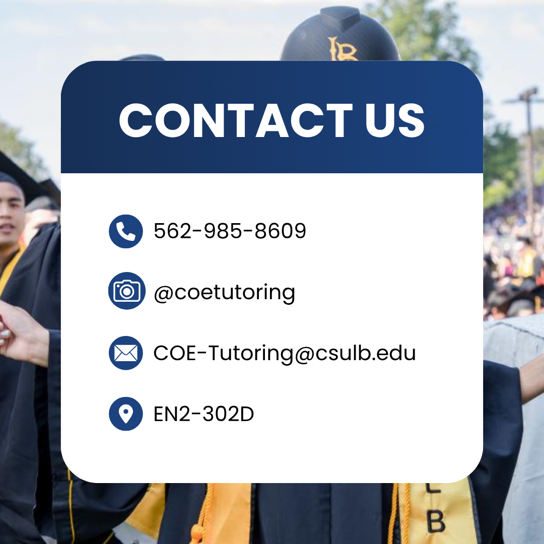 COE Tutoring Contact Us