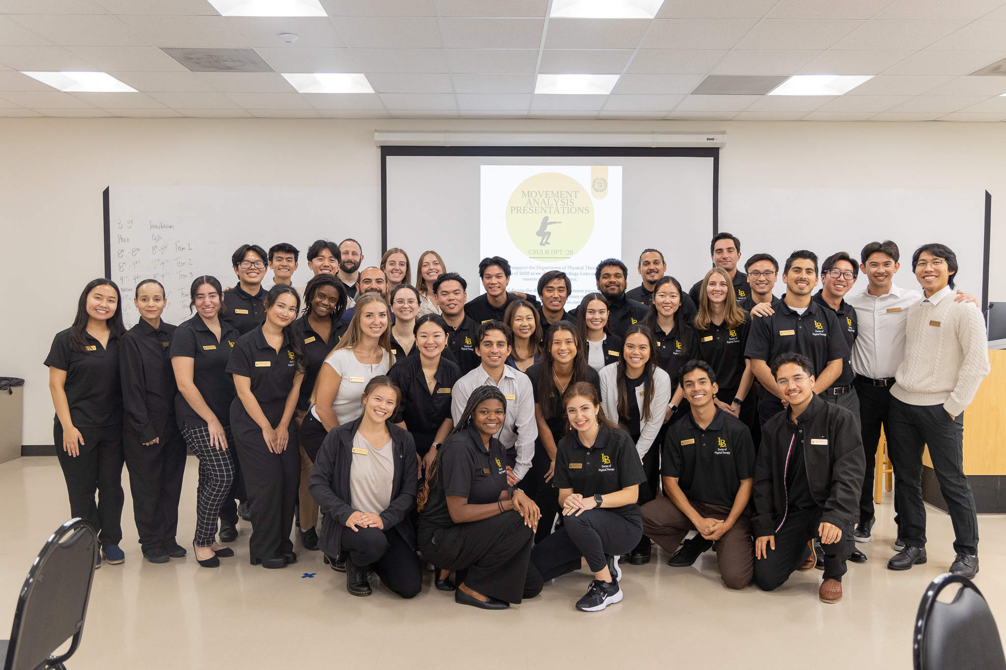 Group photo of year 1 doctor of physical therapy students