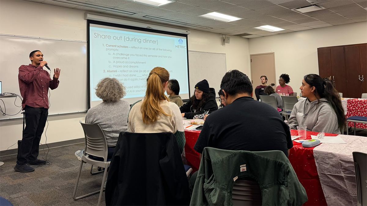 former program participant sharing wisdom