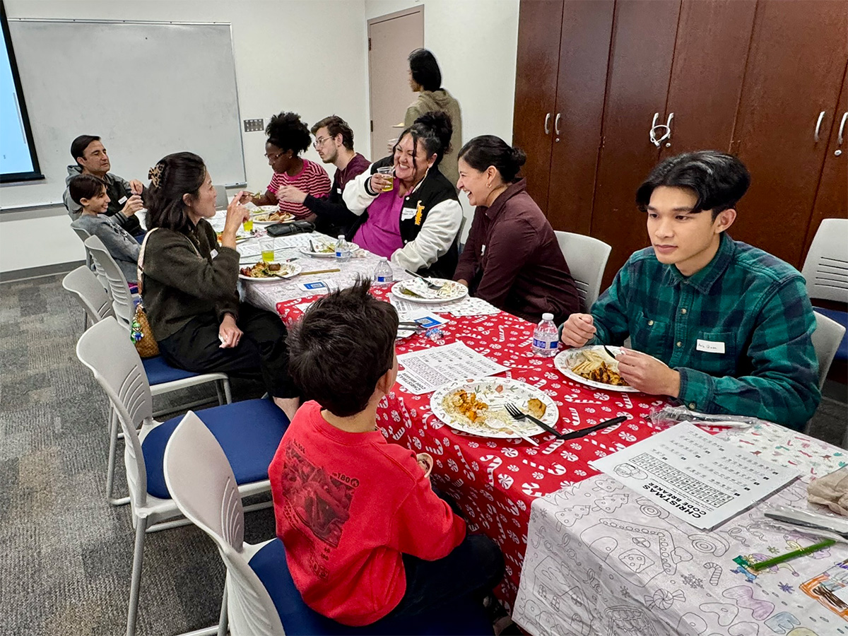 mingling and table doodling