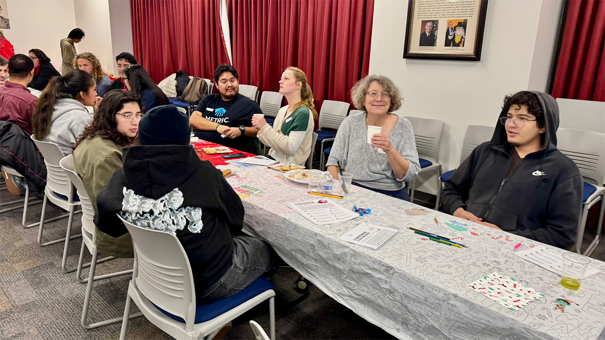 mingling and table doodling