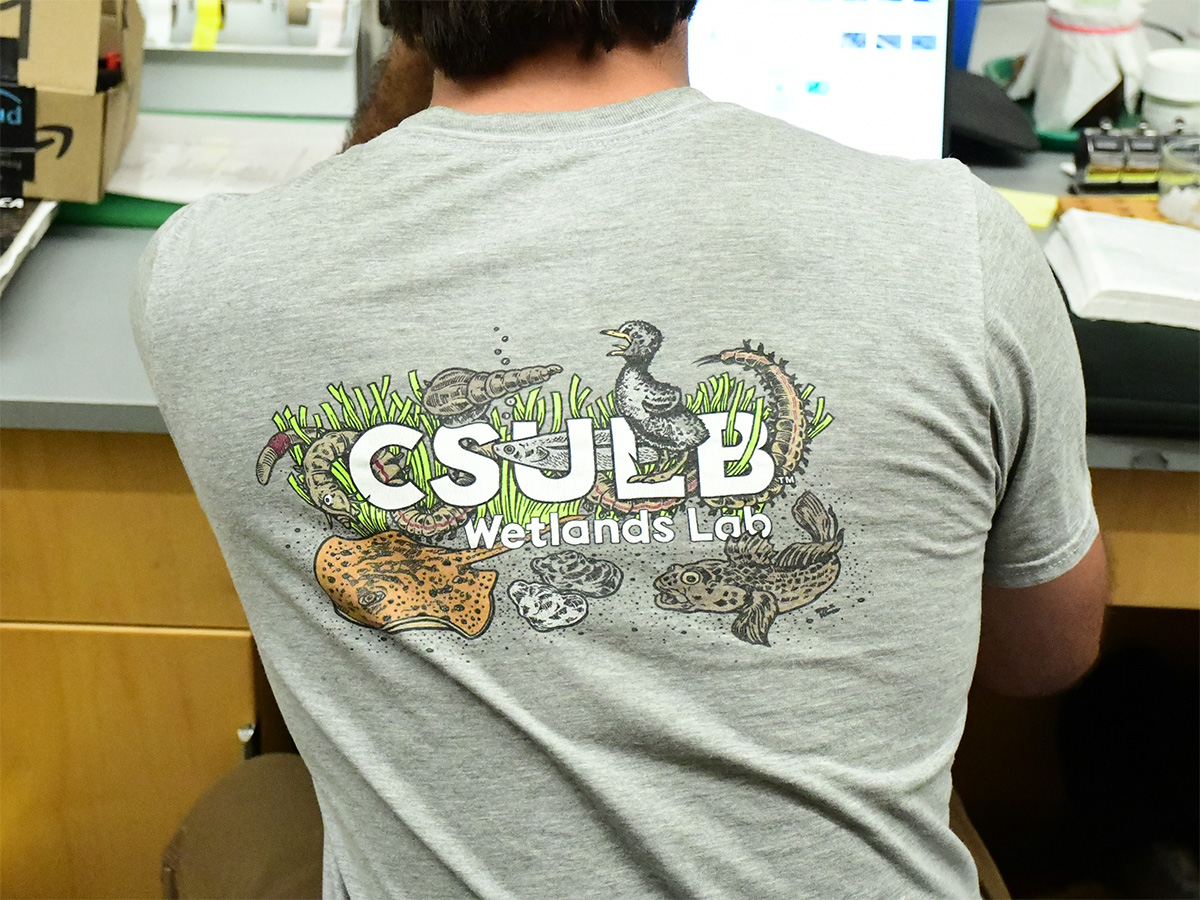 CSULB Wetlands Lab t-shirt
