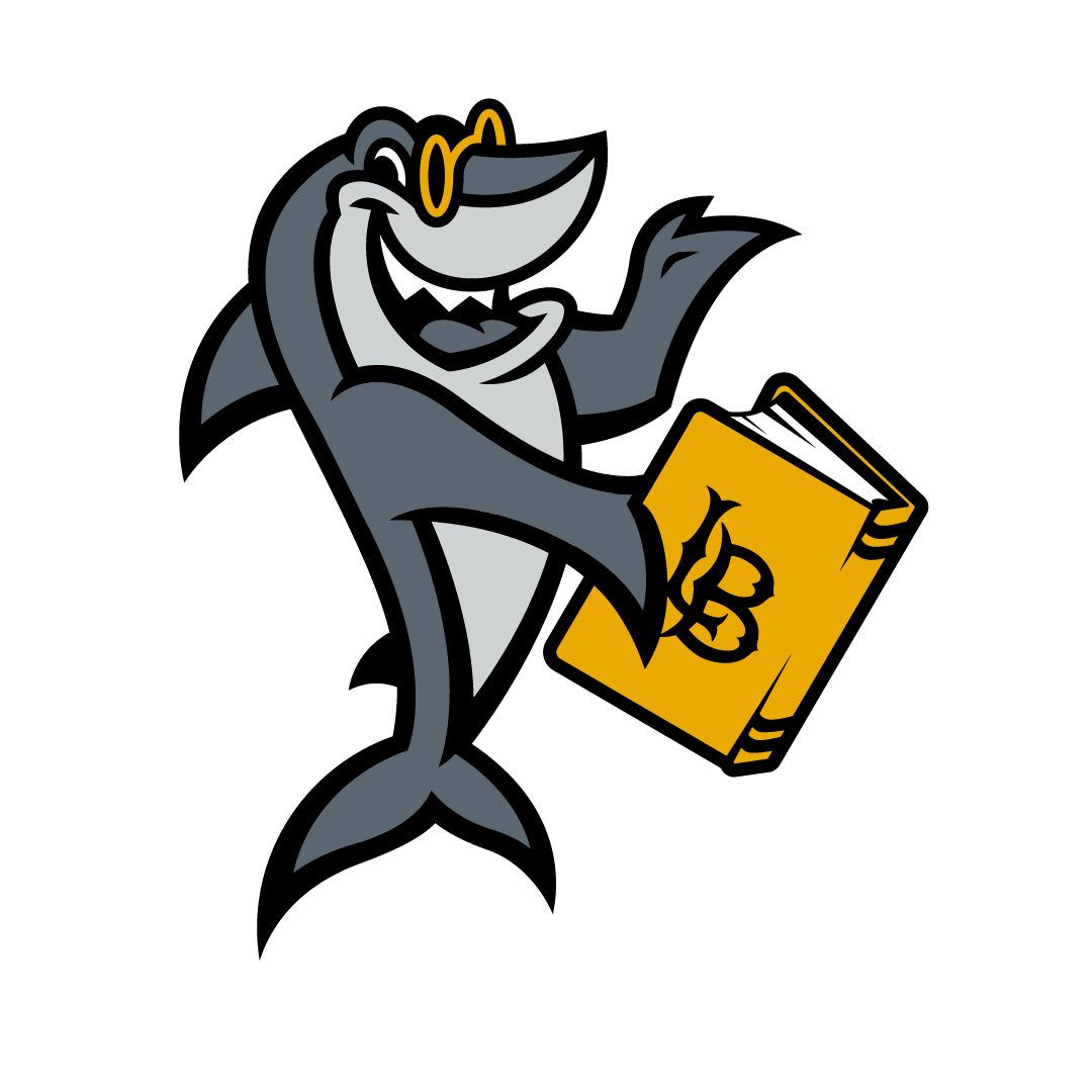 Elbee holding a book