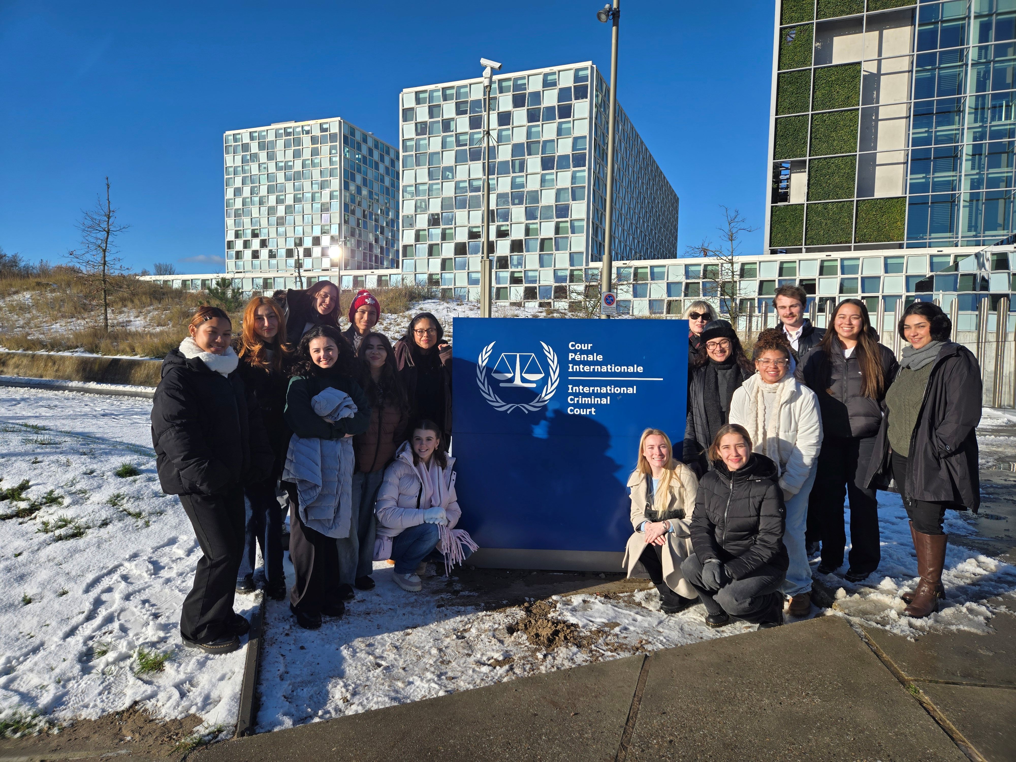 CSULB students visit the International Criminal Court