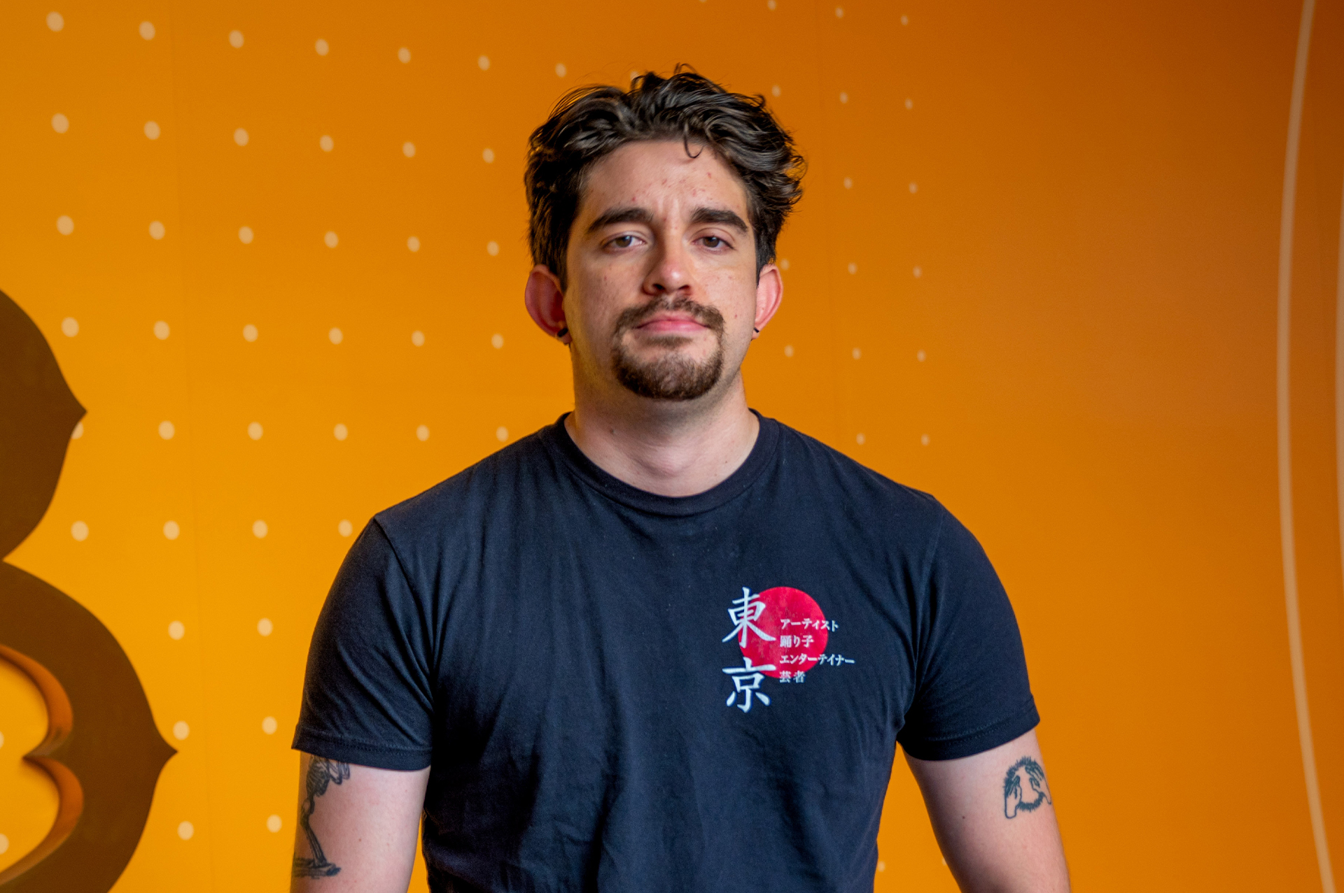 Portrait of Arturo in a black shirt