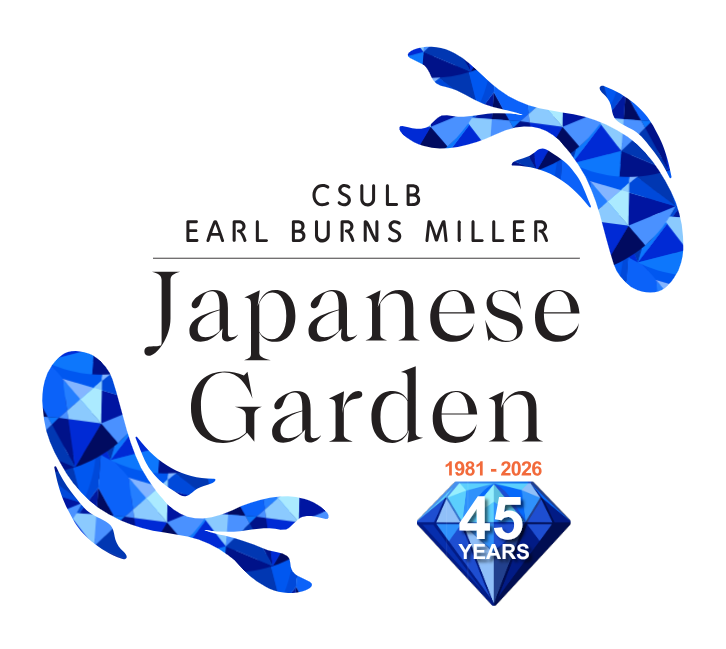 Logo with blue koi fish