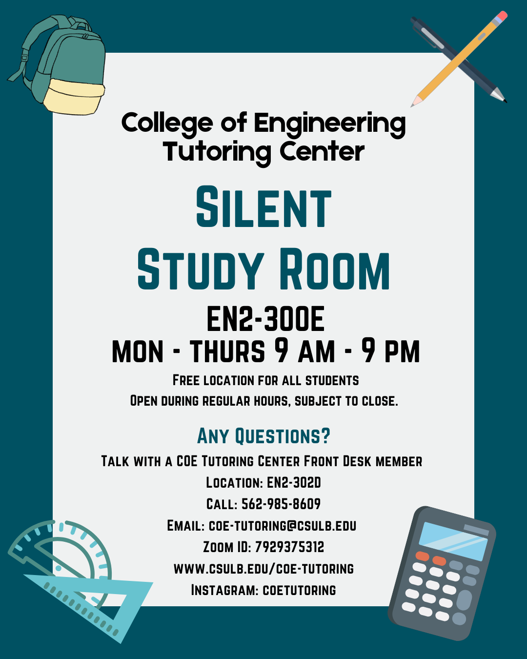 SP 26 Silent Study Hall