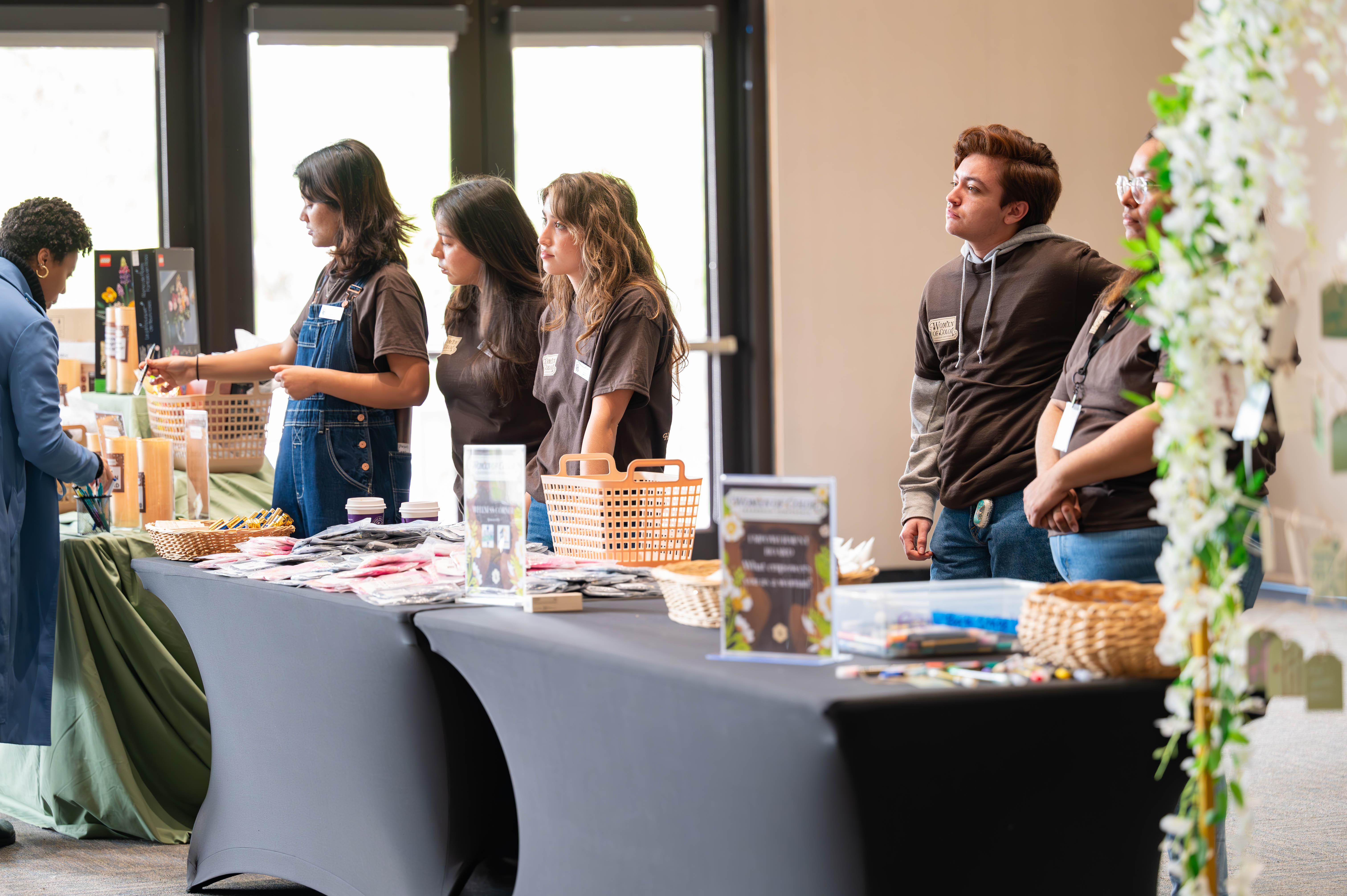 Check in staff at the 2025 WOC Leadership Conference.
